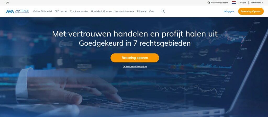 Avatrade homepage