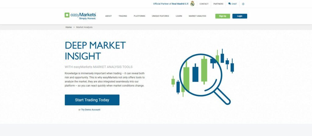easymarkets pagina marktinzicht