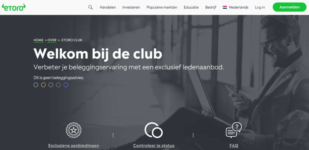 Het eToro Club programma