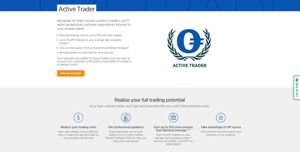 forex.com actieve handelaar programma