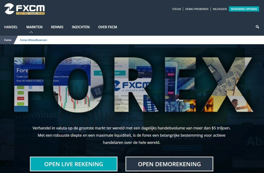 Forex en andere markten beschikbaar voor de handel met FXCM