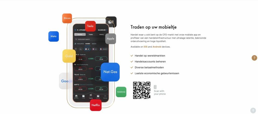 mobiel handelen met fxpro