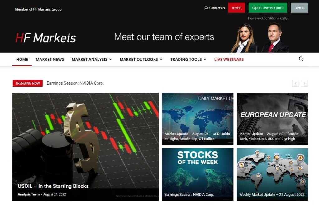 marktanalyse service op de hotforex website