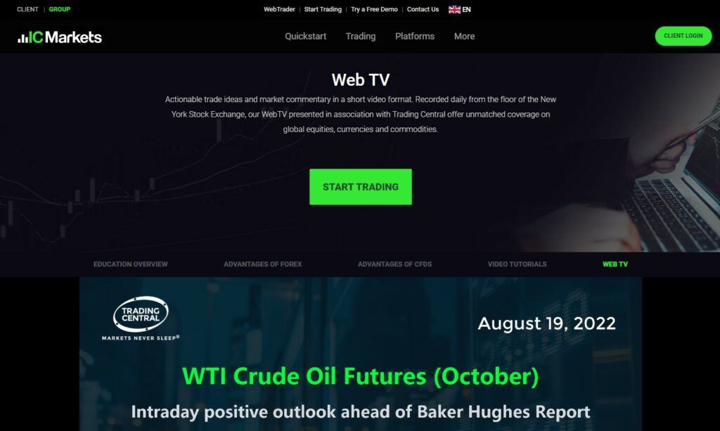 IC Markets webtv