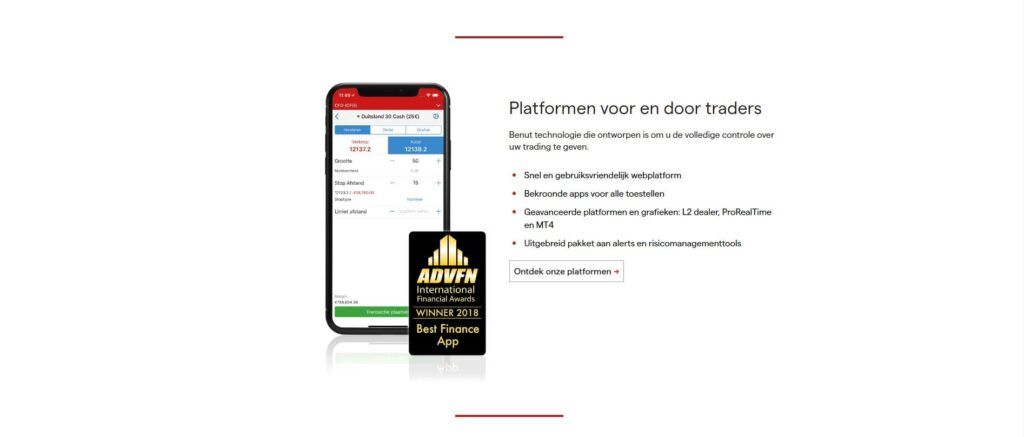 technologie en platform van ig markets