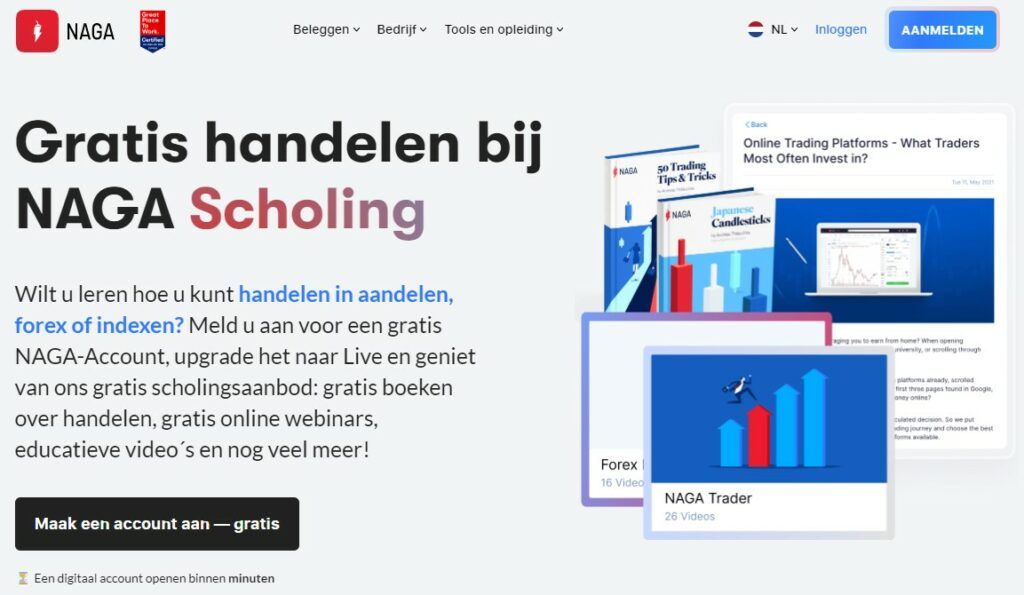 NAGA's educatieve sectie vol met ebooks en ander materiaal