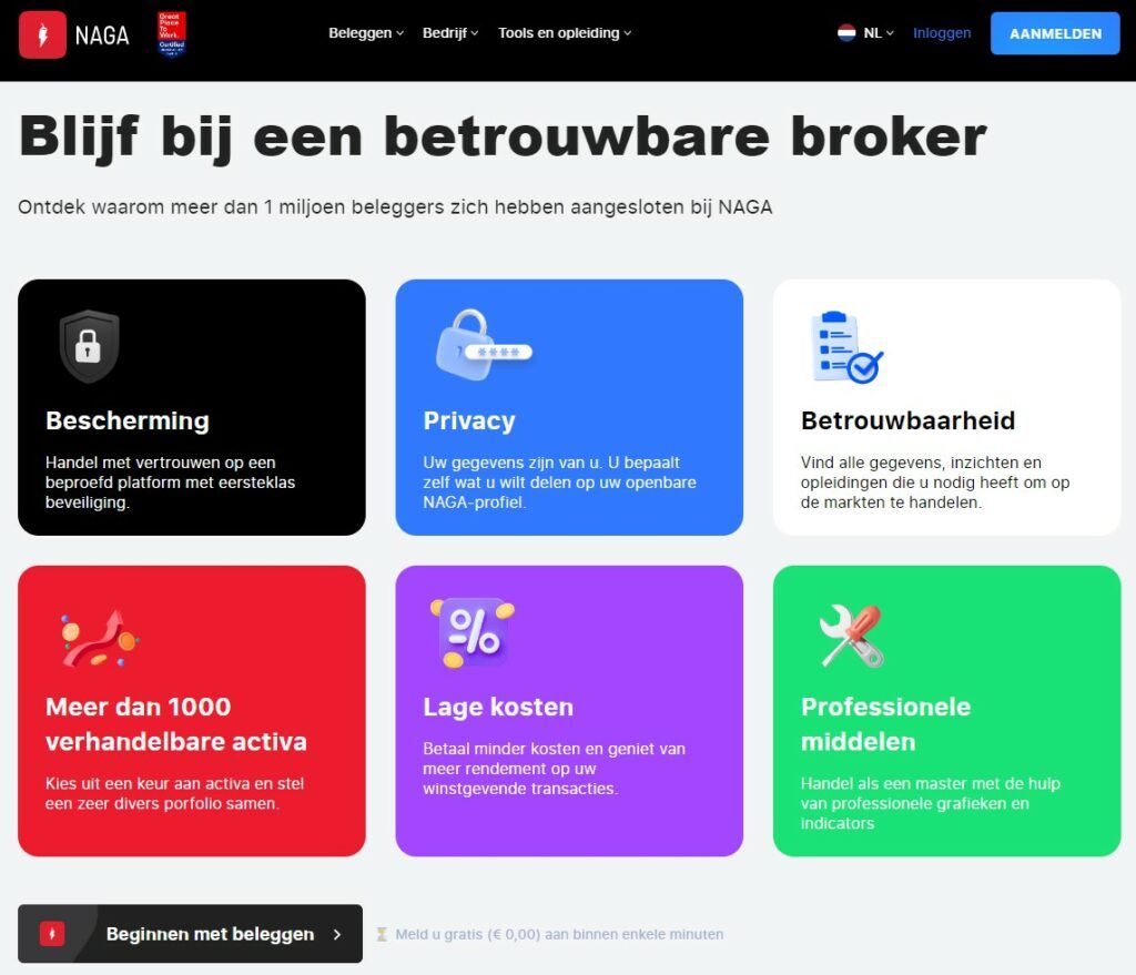 Waarom online handel met NAGA