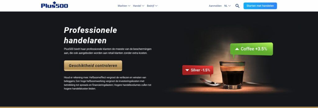 plus500 professionele handel pahe