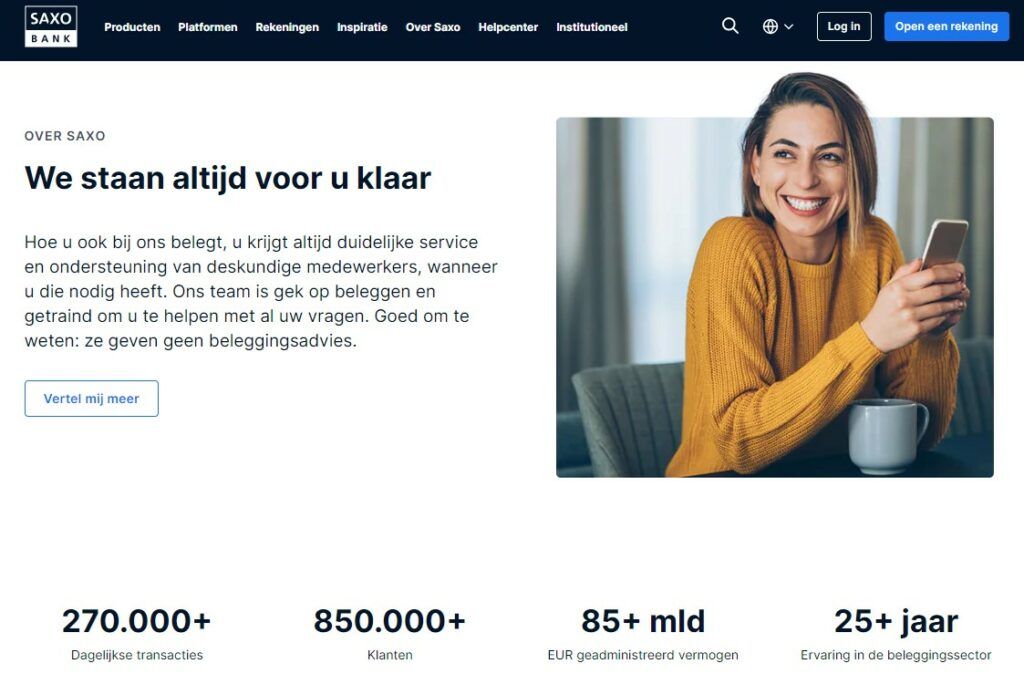 Waarom u zou moeten beleggen bij Saxo Bank