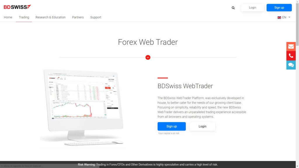 BDSwiss webtrader