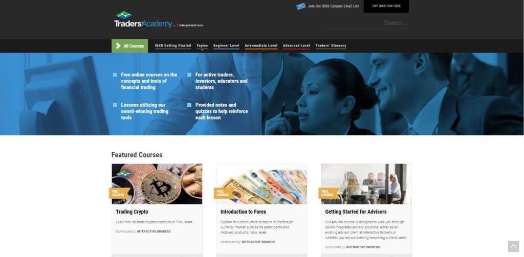 Interactive Brokers traders academy