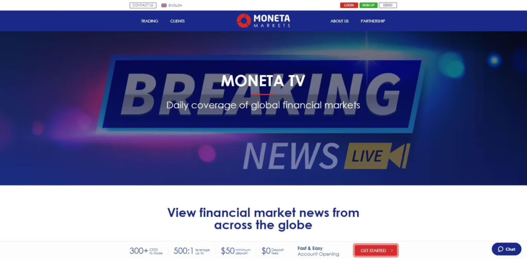 moneta markets tv