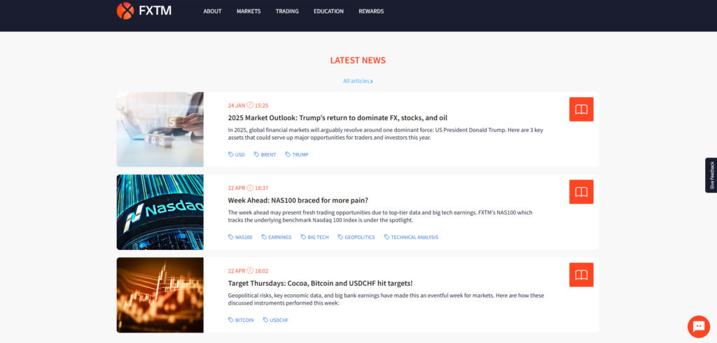 fxtm marktinzichten